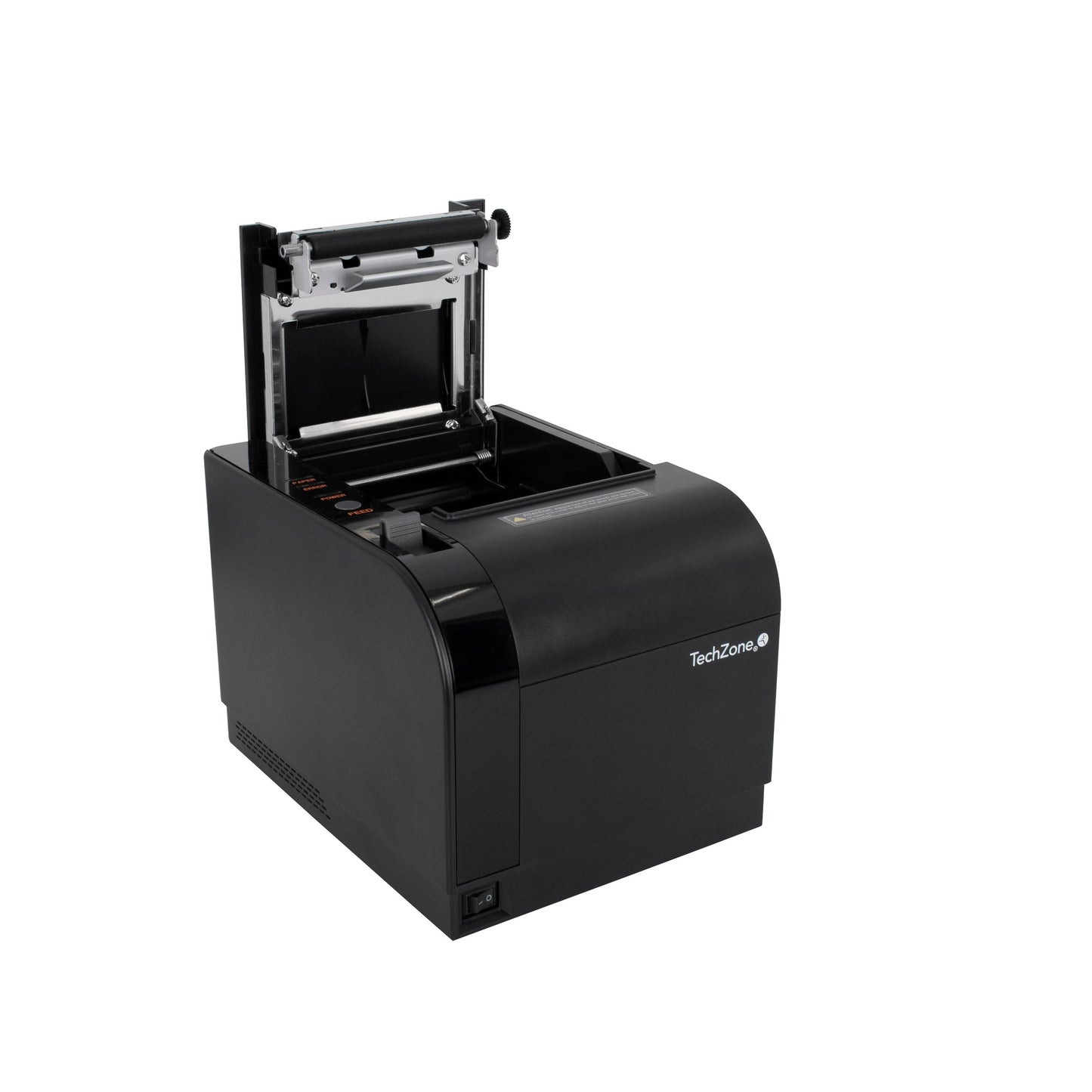 IMPRESORA TERMICA TECHZONE TZBE301 DE 80MM, VEL DE 300MM/S, 576 DPI´S, USB-SERIAL-RJ45-RJ11, CORTADOR AUTOMATICO, 1 AÑO DE GARANTÍA