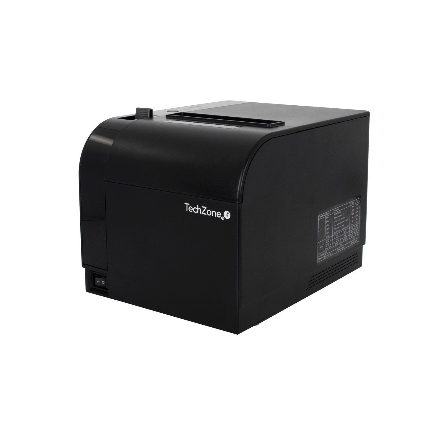 IMPRESORA TERMICA TECHZONE TZBE301 DE 80MM, VEL DE 300MM/S, 576 DPI´S, USB-SERIAL-RJ45-RJ11, CORTADOR AUTOMATICO, 1 AÑO DE GARANTÍA