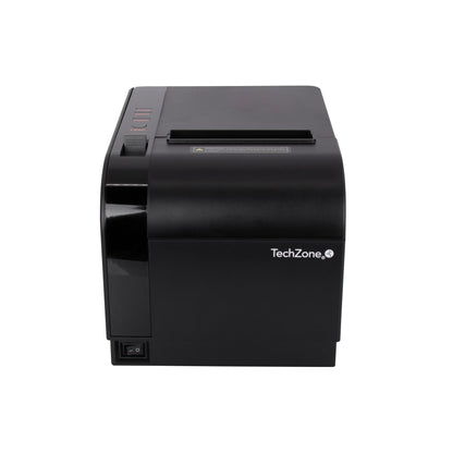 IMPRESORA TERMICA TECHZONE TZBE301 DE 80MM, VEL DE 300MM/S, 576 DPI´S, USB-SERIAL-RJ45-RJ11, CORTADOR AUTOMATICO, 1 AÑO DE GARANTÍA