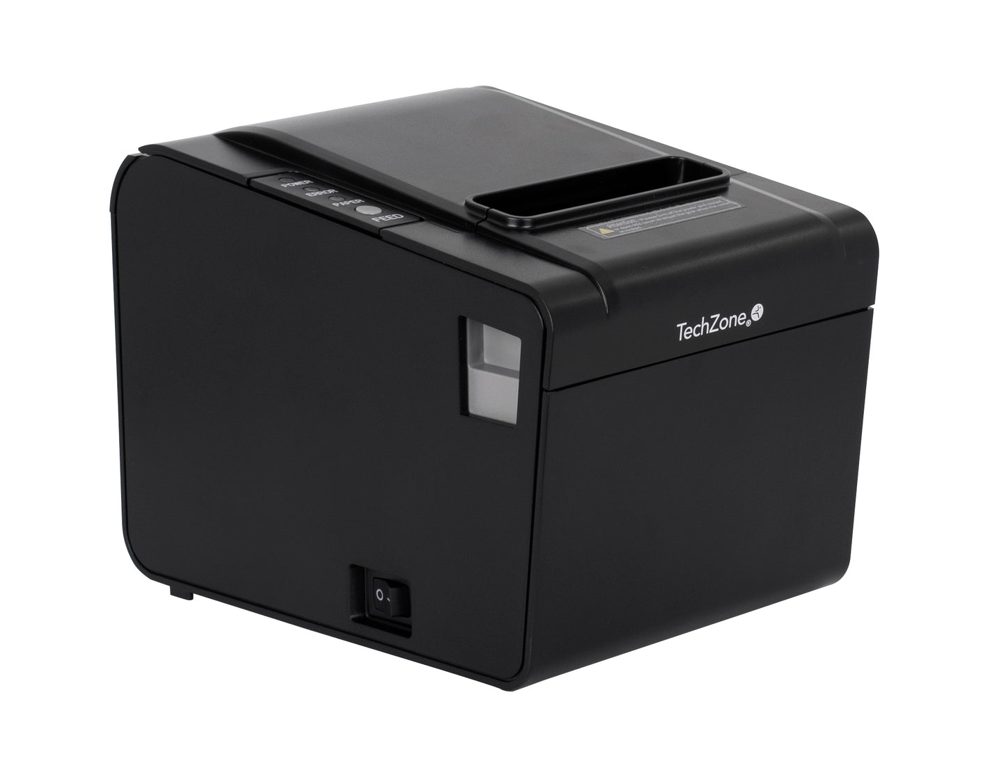IMPRESORA TERMICA TECHZONE TZBE102 DE 80MM, VEL DE 250MM/S, 203 DPI´S, USB-SERIAL-RJ45-RJ11, CORTADOR AUTOMATICO, 1 AÑO DE GARANTÍA