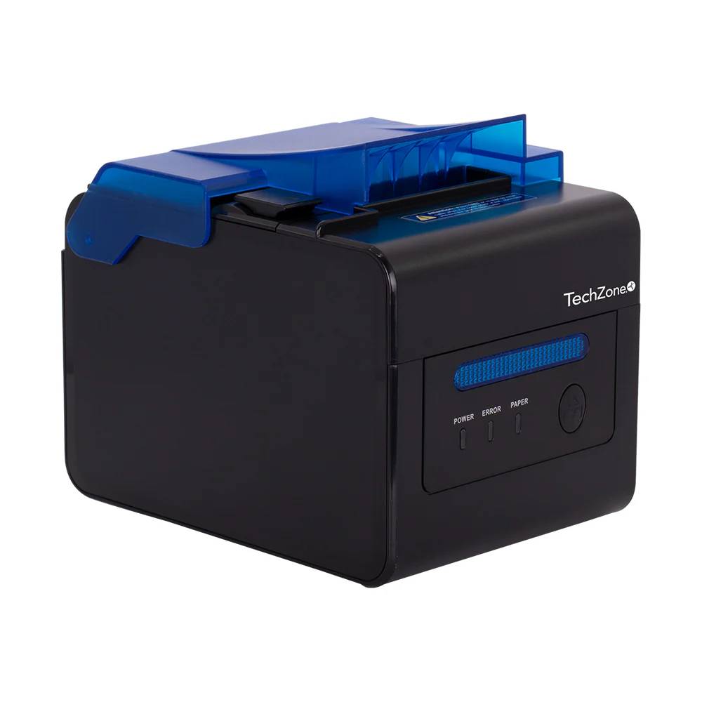 IMPRESORA TÉRMICA DE COCINA  80MM TECHZONE CORTE COMPLETOTZBE302E-C