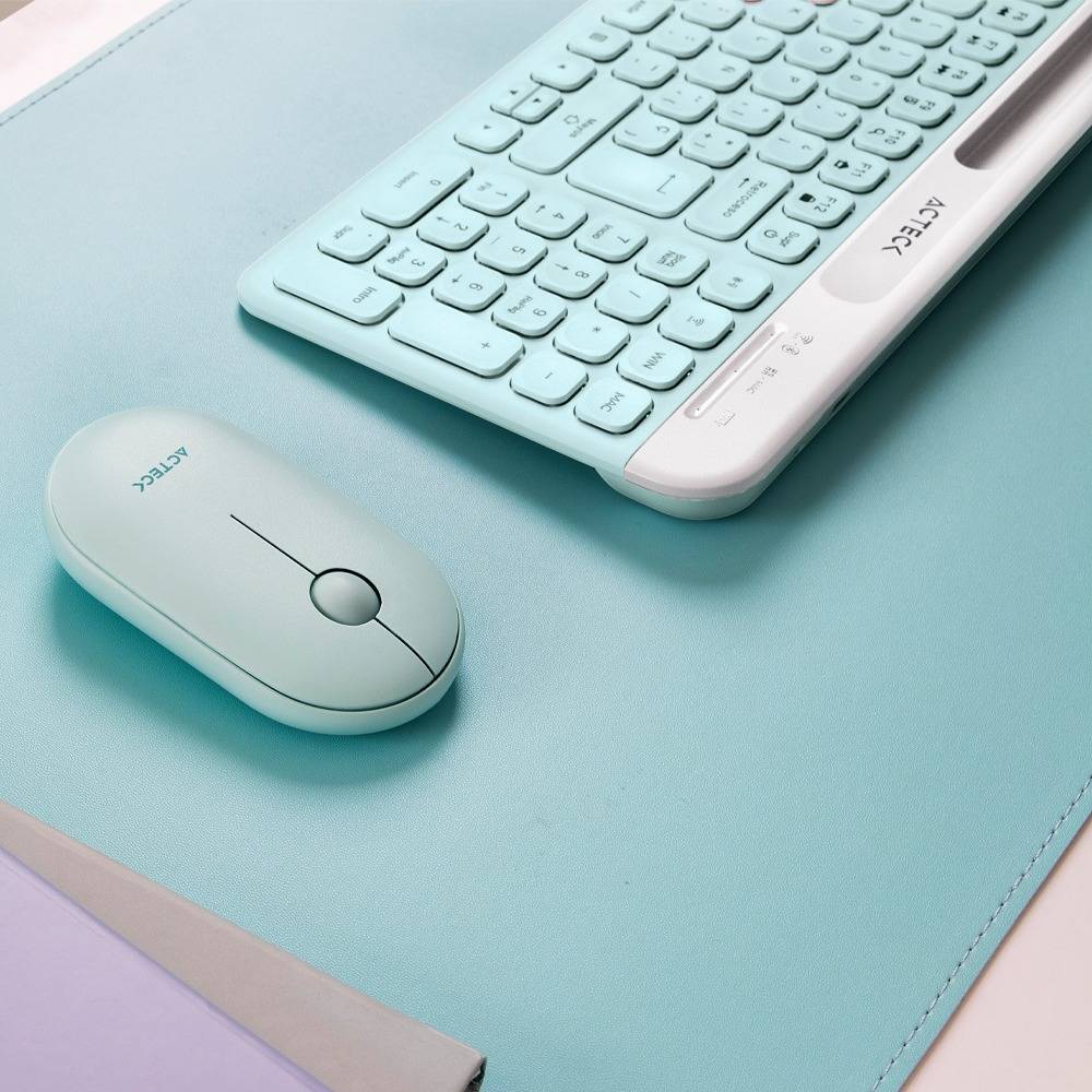 KIT TECLADO Y MOUSE  CREATOR VITUOS SILK MK720 ACTECK ELITE SERIES TECLADO Y MOUSE INALÁMBRICO 2.4MHZ, ALCANCE 10M, CONEXIÓN BLUETOOTH, BATERÍA RECARGABLE