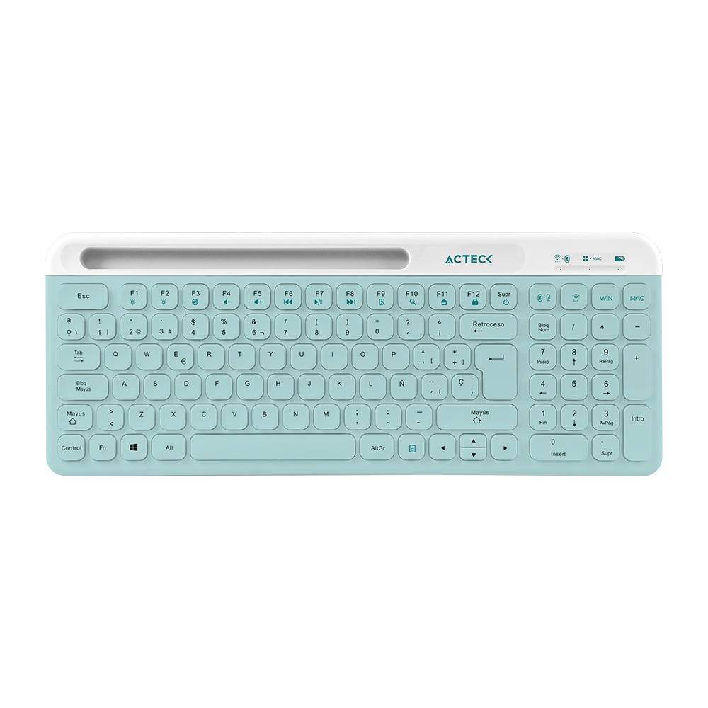 KIT TECLADO Y MOUSE  CREATOR VITUOS SILK MK720 ACTECK ELITE SERIES TECLADO Y MOUSE INALÁMBRICO 2.4MHZ, ALCANCE 10M, CONEXIÓN BLUETOOTH, BATERÍA RECARGABLE