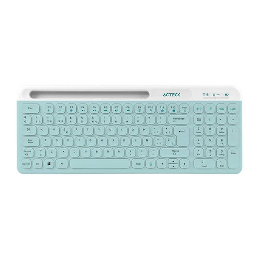KIT TECLADO Y MOUSE  CREATOR VITUOS SILK MK720 ACTECK ELITE SERIES TECLADO Y MOUSE INALÁMBRICO 2.4MHZ, ALCANCE 10M, CONEXIÓN BLUETOOTH, BATERÍA RECARGABLE