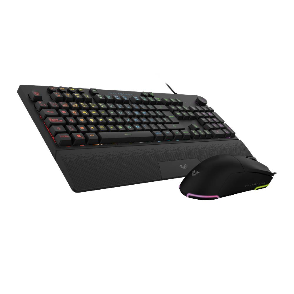 KIT TECLADO Y MOUSE BALAM RUSH SQUAD MASTER PRO KTM777 AZENDER SERIES