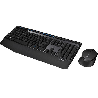 KIT DE TECLADO Y MOUSE LOGITECH MK345 , ESTÁNDAR, NEGRO, 10 M, 1000 DPI