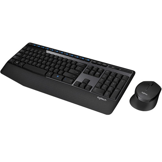 KIT DE TECLADO Y MOUSE LOGITECH MK345 , ESTÁNDAR, NEGRO, 10 M, 1000 DPI
