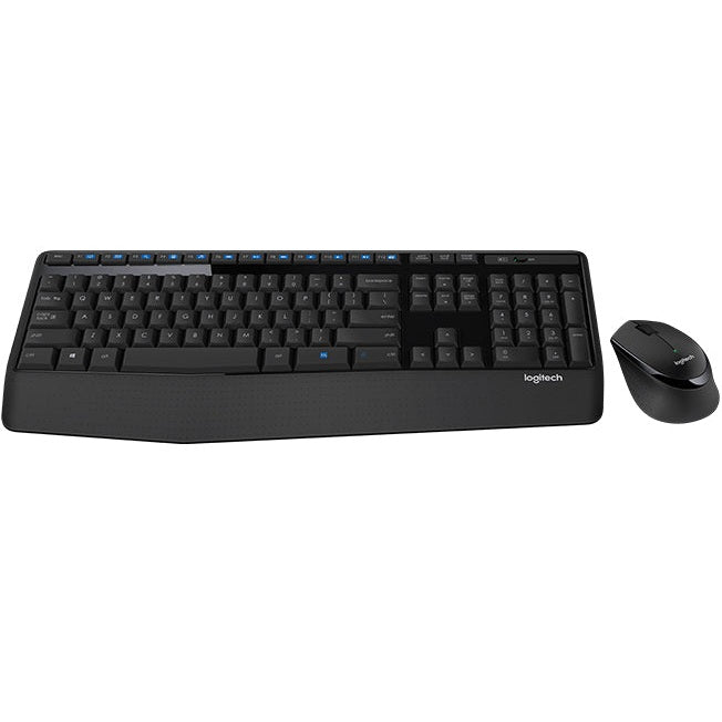 KIT DE TECLADO Y MOUSE LOGITECH MK345 , ESTÁNDAR, NEGRO, 10 M, 1000 DPI