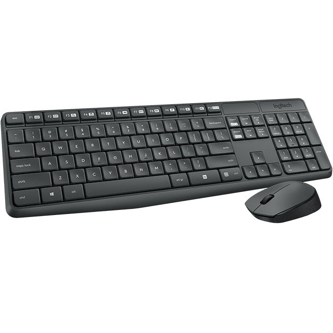 KIT DE TECLADO Y MOUSE LOGITECH , NEGRO, 10 M