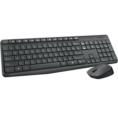 KIT DE TECLADO Y MOUSE LOGITECH , NEGRO, 10 M