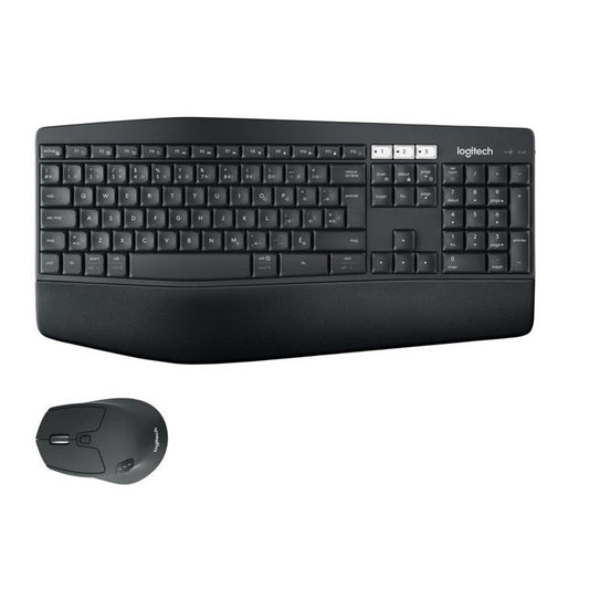 KIT DE TECLADO Y MOUSE LOGITECH MK850, NEGRO, 10 M, 1000 DPI