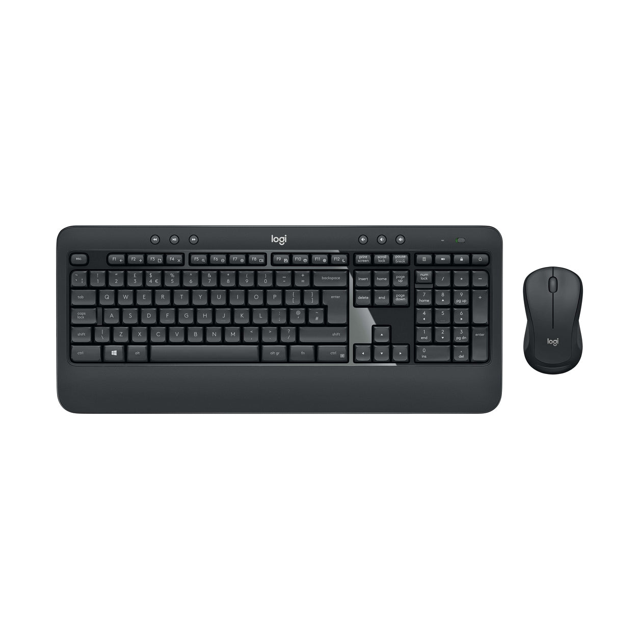 KIT DE TECLADO Y MOUSE LOGITECH MK540 ADVANCED, ESTÁNDAR, NEGRO