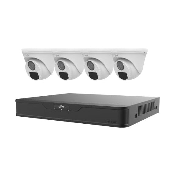 KIT DE VIDEOVIGILANCIA UNIARCH XVR301-04F/4*UAC-T112-F28 , 4, 1920 X 1080 PIXELES