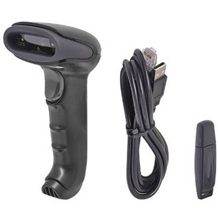 LECTOR DE CÓDIGOS DE BARRA NEXTEP INALÁMBRICO 1D USB