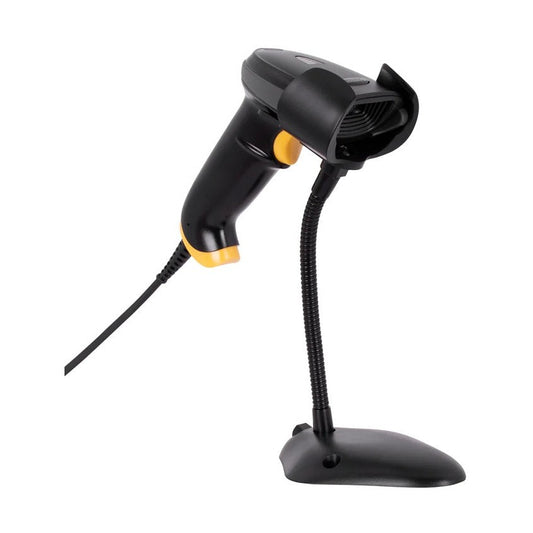 LECTOR DE CÓDIGO DE BARRAS ALÁMBRICO TECHZONE TZBESC4, 1 M, 100 LECTURAS/S, USB. 1D / 2 D