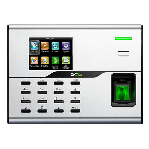 ZKTECO UA860ID - CONTROL DE ASISTENCIA Y ACCESO HUELLA DIGITAL BIOID (3000), TARJETA ID 125 (3000), 50,000 EVENTOS, CONECTIVIDAD TCP/IP Y WIFI