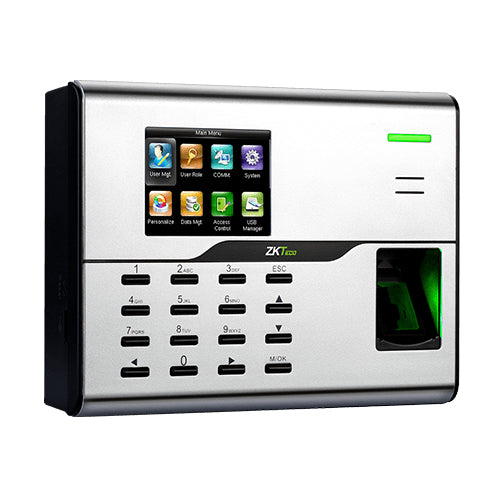 ZKTECO UA860ID - CONTROL DE ASISTENCIA Y ACCESO HUELLA DIGITAL BIOID (3000), TARJETA ID 125 (3000), 50,000 EVENTOS, CONECTIVIDAD TCP/IP Y WIFI