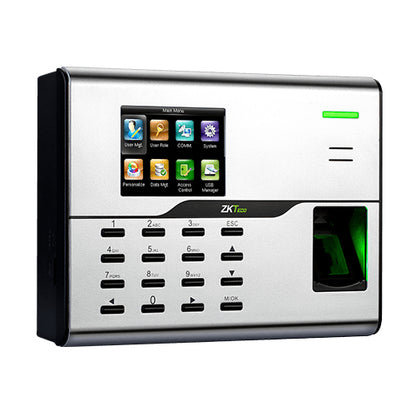 ZKTECO UA860ID - CONTROL DE ASISTENCIA Y ACCESO HUELLA DIGITAL BIOID (3000), TARJETA ID 125 (3000), 50,000 EVENTOS, CONECTIVIDAD TCP/IP Y WIFI