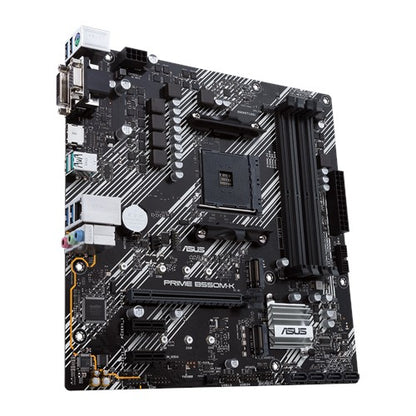 TARJETA MADRE ASUS PRIME B550M-K, MICRO ATX, AMD,RYZEN AM4,PCIE 4, HDMI / D-SUB / DVI, SATA 6 GBPS