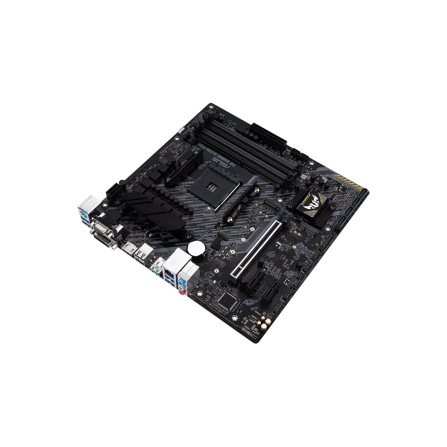TARJETA MADRE ASUS TUF GAMING A520M-PLUS WIFI MICRO ATX, AMD,RYZEN AM4, ,M.2, DISPLAYPORT, HDMI, D-SUB, PUERTOS USB 3.2 GEN 1, SATA 6 GBPS Y AURA SYNC