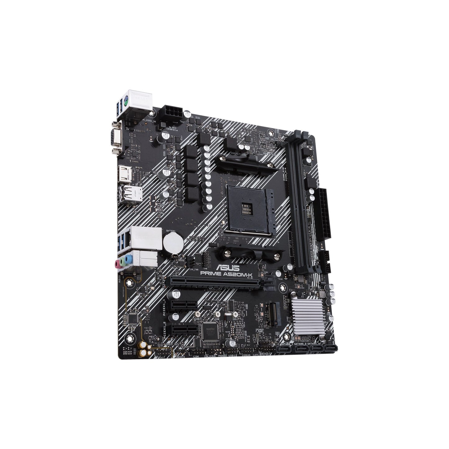 TARJETA MADRE ASUS PRIME A520M-K, MICRO ATX, AMD,RYZEN AM4, AMD RYZEN™ 5000, 4000 G-SERIES Y 3000 SERIES,M.2, ETHERNET DE 1 GB, HDMI / D-SUB, SATA 6 GBPS,