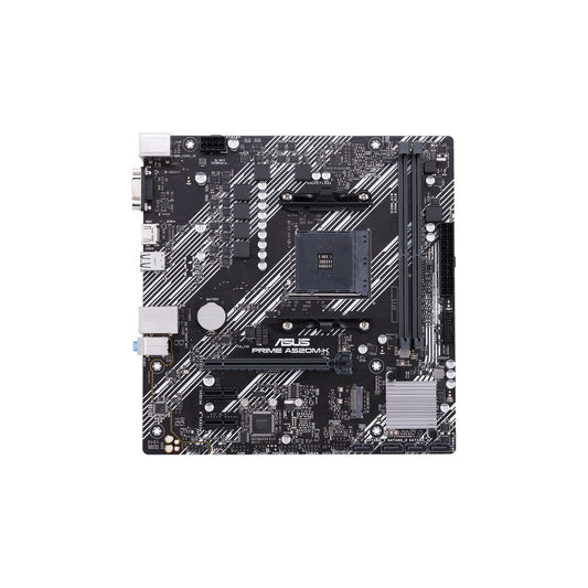 TARJETA MADRE ASUS PRIME A520M-K, MICRO ATX, AMD,RYZEN AM4, AMD RYZEN™ 5000, 4000 G-SERIES Y 3000 SERIES,M.2, ETHERNET DE 1 GB, HDMI / D-SUB, SATA 6 GBPS,