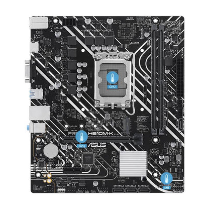 TARJETA MADRE ASUS PRIME H610M-K, DDR5, 96 GB, INTEL SOCKET LGA1700, MICRO-ATX, D-SUB Y HDMI
