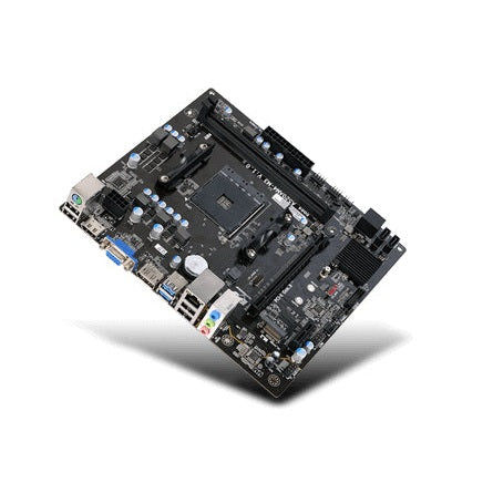 MOTHERBOARD ECS A520AM4-M3D, MICRO-ATX, SOCKET AM4, AMD A520, 64GB DDR4, HDMI/DP PARA AMD RYZEN 3 Y 5.