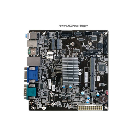 TARJETA MADRE ECS ADLN-I-N100, INTEL ALDER LAKE N SOC, INTEL N100 ALDER LAKE, 1 X SO-DIMM DDR4 2400 HASTA 16GB, 2XSATA 6GB/S, 1XHDMI,1XVGA,1XDP, MINI ITX