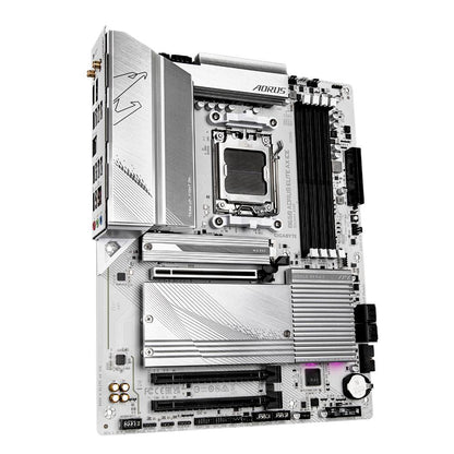 TARJETA MADRE  GIGABYTE ATX  B650 AORUS  ELITE AX ICE, SAM5, AMD B650,  HDMI, 192GB  DDR5 PARA AMD