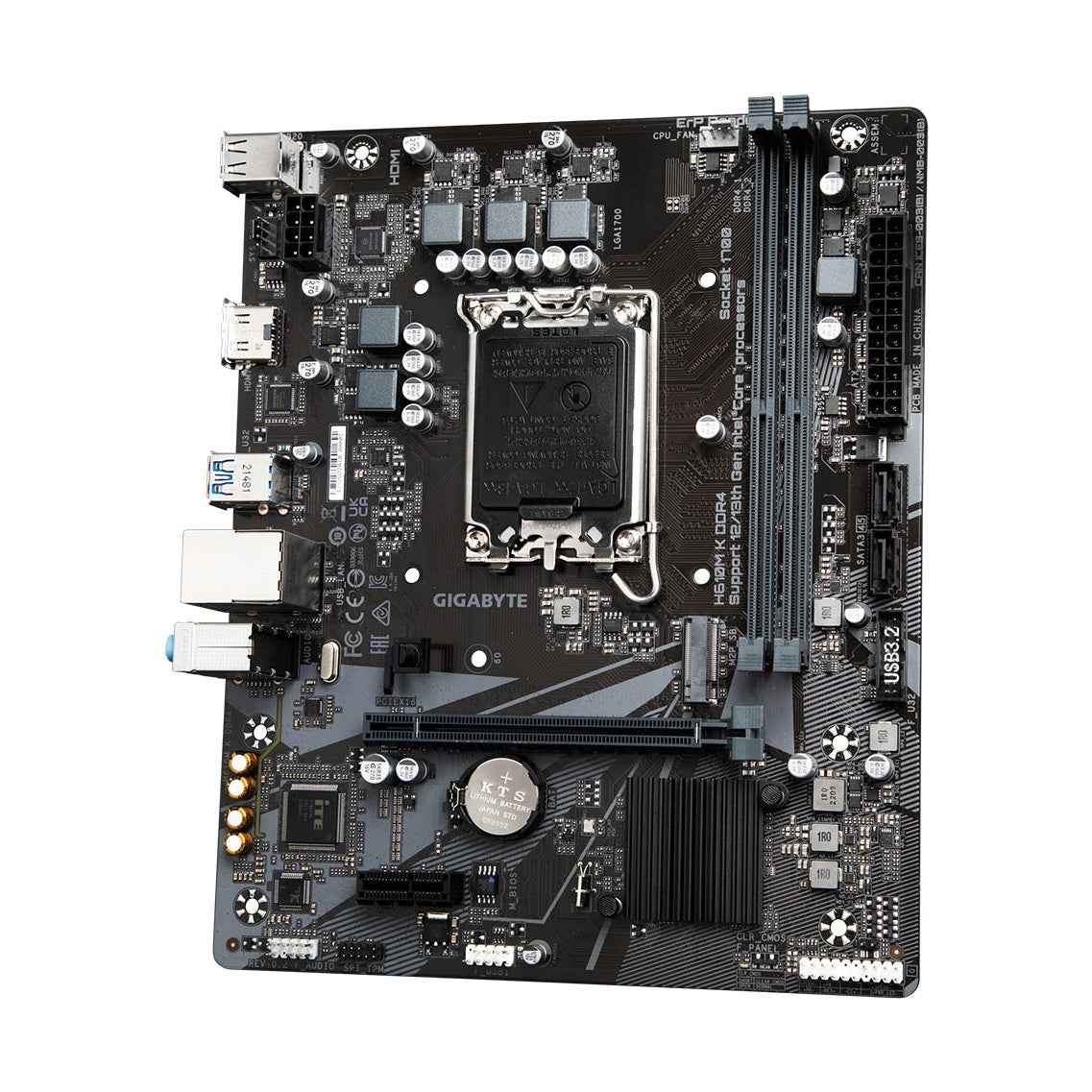TARJETA MADRE GIGABYTE MICRO-ATX H610M K DDR4, S-1700, INTEL H610 EXPRESS, HDMI, 64GB DDR4 PARA INTEL