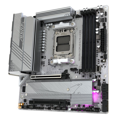TARJETA MADRE GIGABYTE MICRO ATX B650M A ELITE AX ICE 64 GB DDR5 AM5 PARA AMD