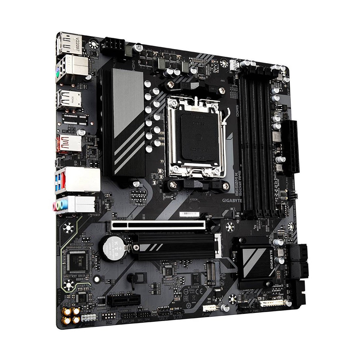 TARJETA MADRE GIGABYTE MICRO ATX, B650M K, DDR5. 256 GB, AM5, PARA AMD