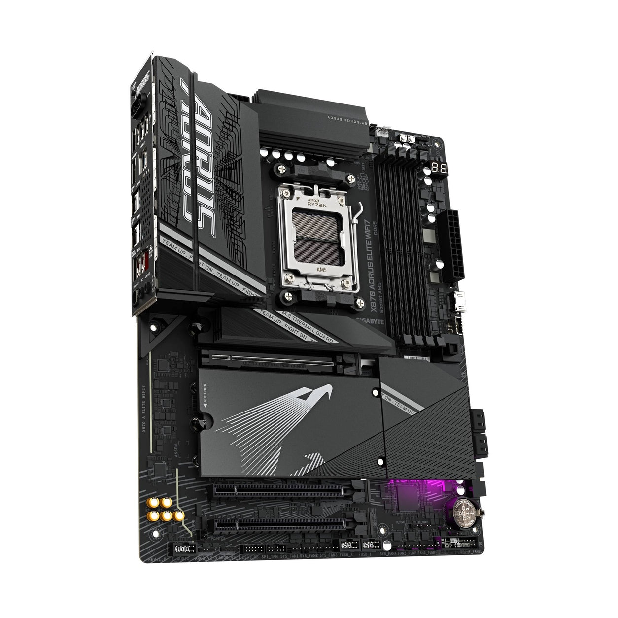 TARJETA MADRE  AORUS X870 A  ELITE WIFI7, ATX,  SOCKET AM5,  256GB DDR5,  PARA AMD