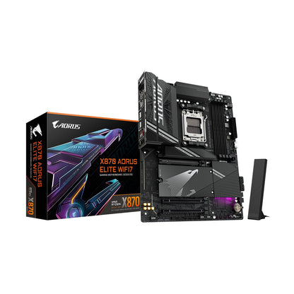 TARJETA MADRE  AORUS X870 A  ELITE WIFI7, ATX,  SOCKET AM5,  256GB DDR5,  PARA AMD