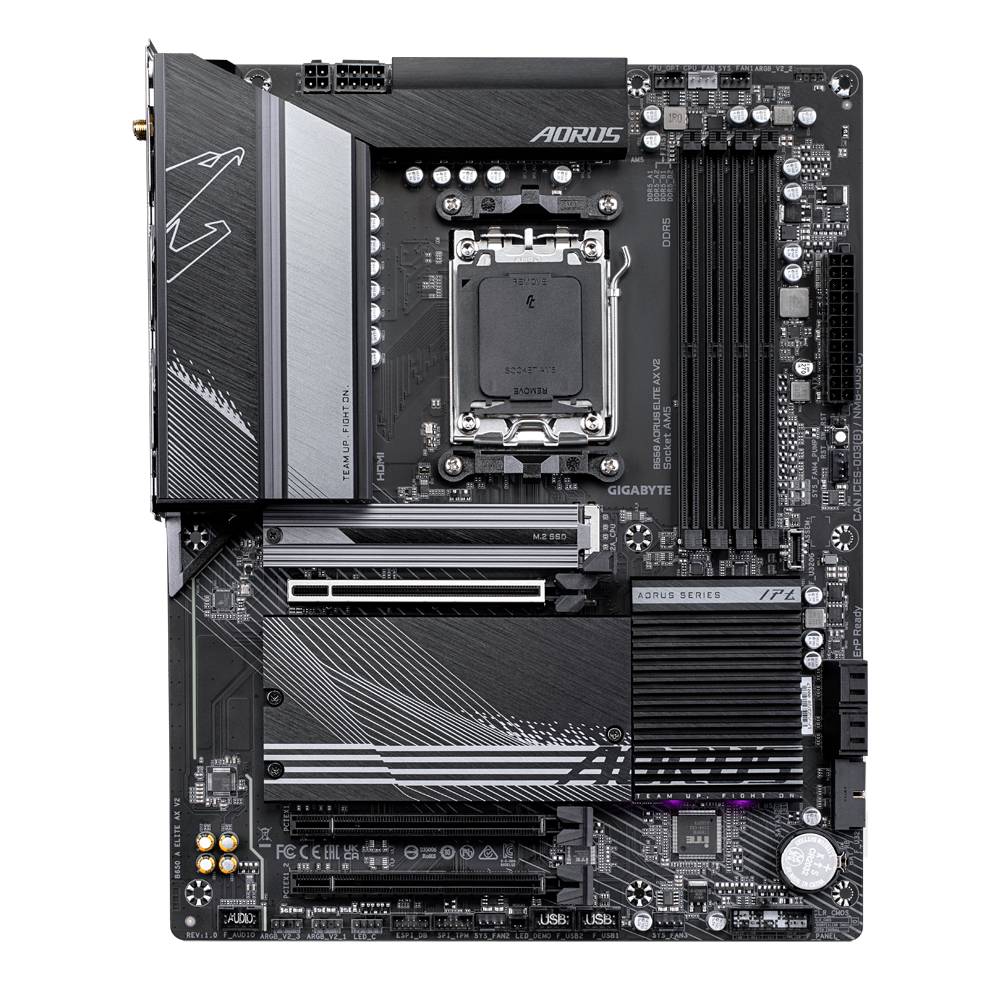 TARJETA MADRE GIGABYTE ATX B650 A ELITE AX V2 DDR5, AM5, 64 GB, PARA AMD