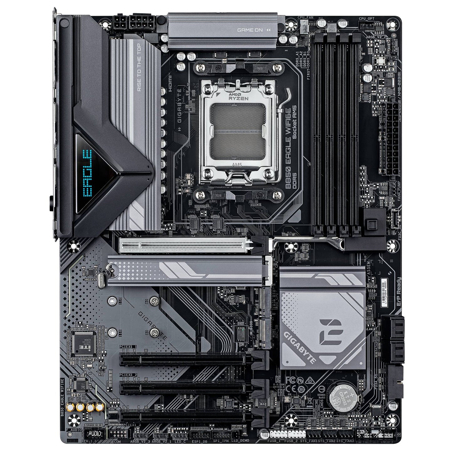 TARJETA MADRE GIGABYTE ATX B850 EAGLE WIFI6E DDR5, AM5, 64 BG, PARA AMD
