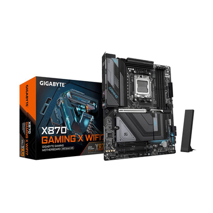 TARJETA MADRE ATX GIGABYTE X870 GAMING X WIFI7, DDR5, 256 GB, AM5, PARA AMD