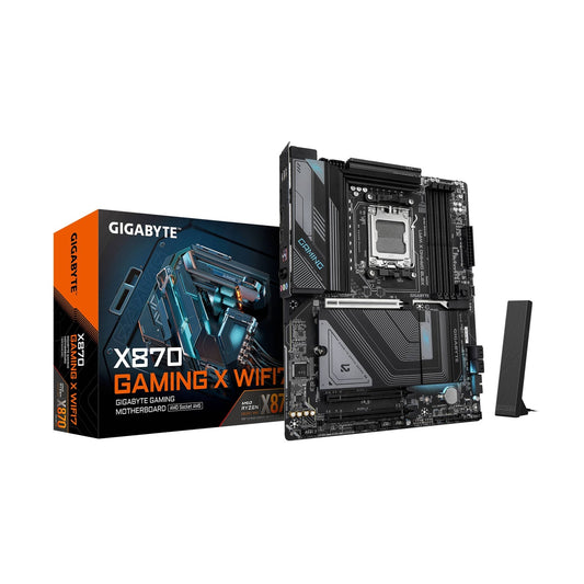 TARJETA MADRE ATX GIGABYTE X870 GAMING X WIFI7, DDR5, 256 GB, AM5, PARA AMD