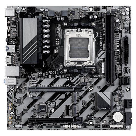 TARJETA MADRE GIGABYTE ATX GIGABYTE B840M D2H DDR5, AM5, 64 GB, PARA AMD