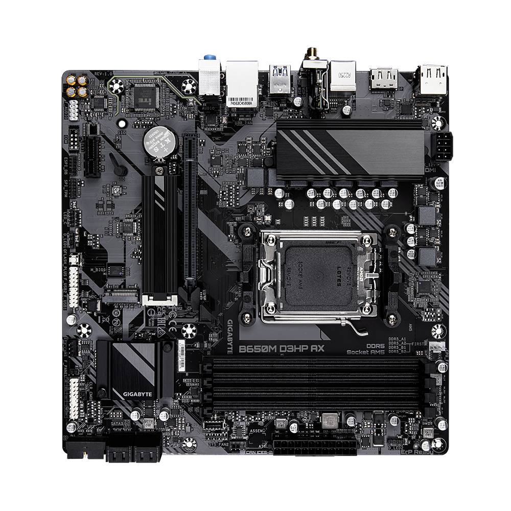 TARJETA MADRE GIGABYTE MICRO ATX B650M D3HP AX, DDR5, AM5, 256 GB, PARA AMD