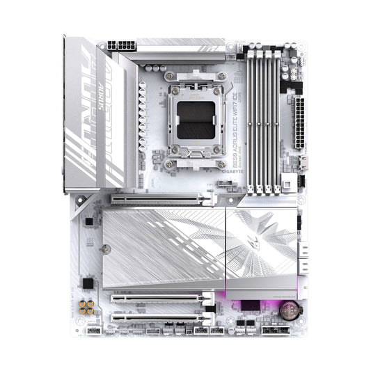 TARJETA MADRE GIGABYTE ATX B850 A ELITE WF7 ICE, DDR5, AM5, 256 GB, PARA AMD