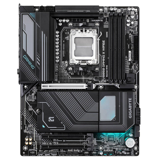 TARJETA MADRE GIGABYTE ATX B850 GAMING X WIFI6E, DDR5, AM5, 256 GB, PARA AMD