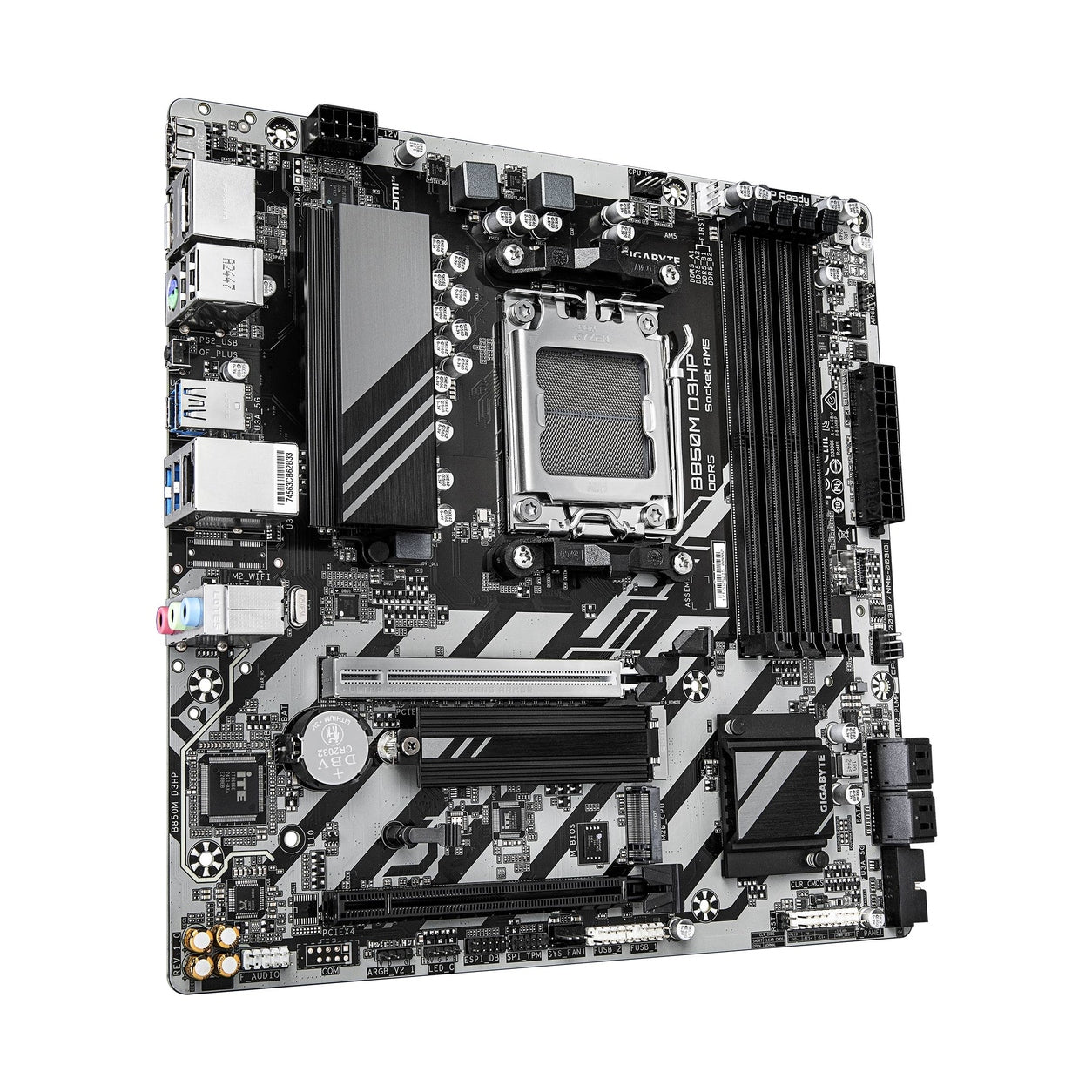 TARJETA MADRE GIGABYTE MICRO ATX B850M D3HP, DDR5, AM5, 256 GB, PARA AMD