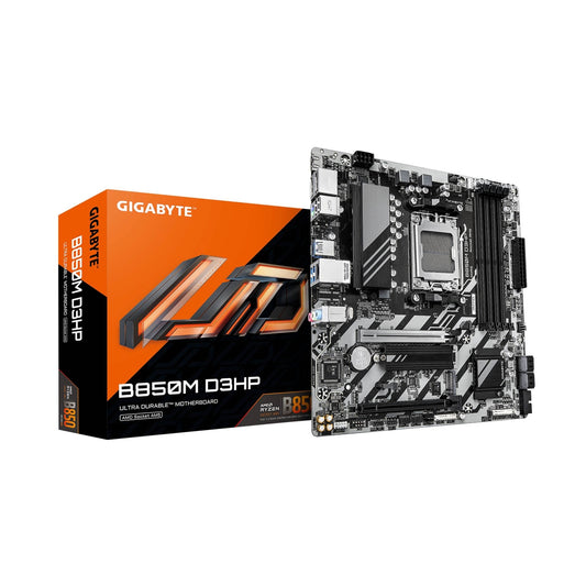 TARJETA MADRE GIGABYTE MICRO ATX B850M D3HP, DDR5, AM5, 256 GB, PARA AMD