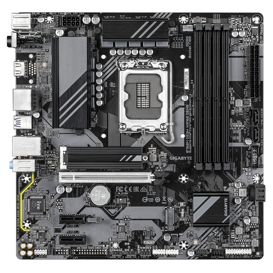 TARJETA MADRE GIGABYTE MICRO ATX B760M DS3H WF6E GEN5, DDR5, S-1700, 256 GB, PARA INTEL