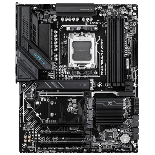 TARJETA MADRE GIGABYTE ATX B840 GAMING X WF6E, DDR5, AM5, 256 GB, PARA AMD