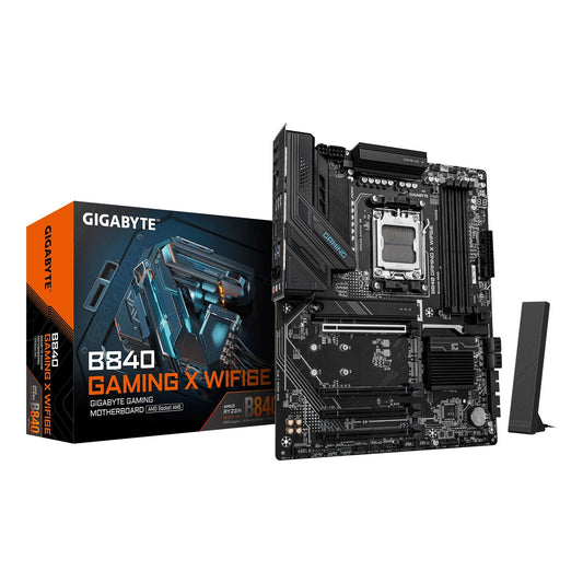 TARJETA MADRE GIGABYTE ATX B840 GAMING X WF6E, DDR5, AM5, 256 GB, PARA AMD