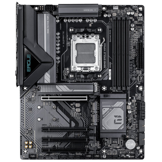 TARJETA MADRE GIGABYTE ATX B840 EAGLE WF6E, DDR5, AM5, 256 GB, PARA AMD