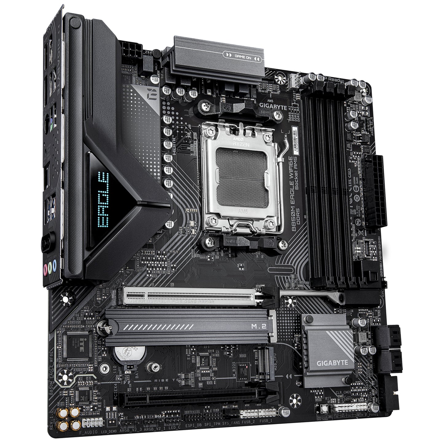 TARJETA MADRE GIGABYTE ATX B850M EAGLE WF6E, DDR5, AM5, 256GB, PARA AMD